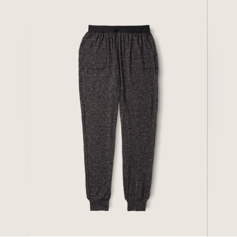 PINK Victoria's Secret Sleepwear Jogger Bottoms in Charcoal Size XS